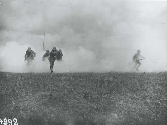 Atak gazowy na froncie we Flandrii, wrzesień 1917 r.