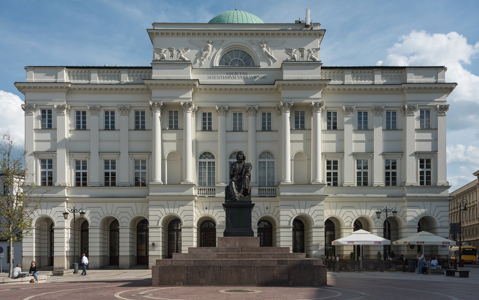 Pałac Staszica w Warszawie – siedziba m.in. Polskiej Akademii Nauk i Towarzystwa Naukowego Warszawsk