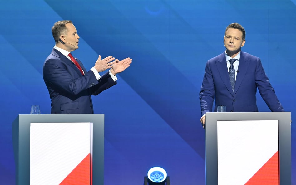 Karol Nawrocki i Rafał Trzaskowski