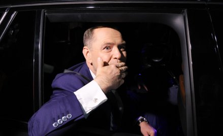 Prezydent elekt Karol Nawrocki po spotkaniu z prezydentem RP Andrzejem Dudą w Pałacu Prezydenckim w 