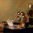 „Martwa natura z kielichem, czarą i cynową tacą”, Hans van Sant, XVII wiek