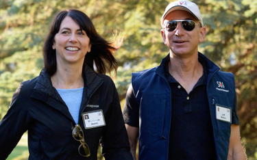 Jeff Bezos z byłą już żoną Mackenzie
