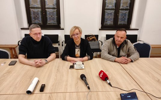 W Lądku-Zdroju przyjęli nas burmistrz Tomasz Nowicki, prezes Uzdrowiska Lądek-Długopole Joanna Walas