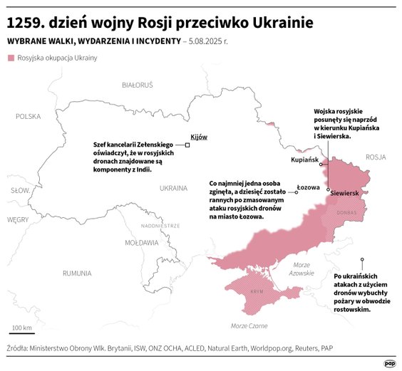 Tak wyglądała sytuacja na froncie 1259 dnia wojny