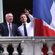 Francois Bayrou i Emmanuel Macron