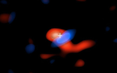 Aureola wokół czarnej dziury w centrum Drogi Mlecznej