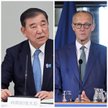 Japoński premier Shigeru Ishiba (z lewej) i niemiecki kanclerz Friedrich Merz.