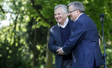 - Ja bardzo umacniam Bronisława Komorowskiego w tym, żeby chciał startować - powiedział Aleksander K