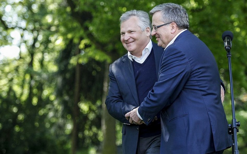 - Ja bardzo umacniam Bronisława Komorowskiego w tym, żeby chciał startować - powiedział Aleksander K