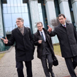 Członkowie delegacji Komisji Weneckiej od prawej: Christoph Grabenwarter (P) i Schnutz Rudolf Duerr 