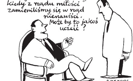 Komentarz rysunkowy. Rząd nienawiści