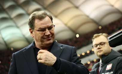 Jan Urban podczas meczu z Holandią na PGE Narodowym. Po czterech selekcjonerach, którzy nie powinni 