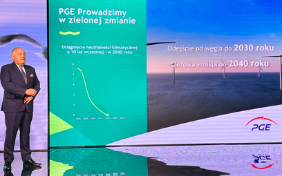 Prezentacja aktualizacji strategii przez prezesa PGE Wojciecha Dąbrowskiego