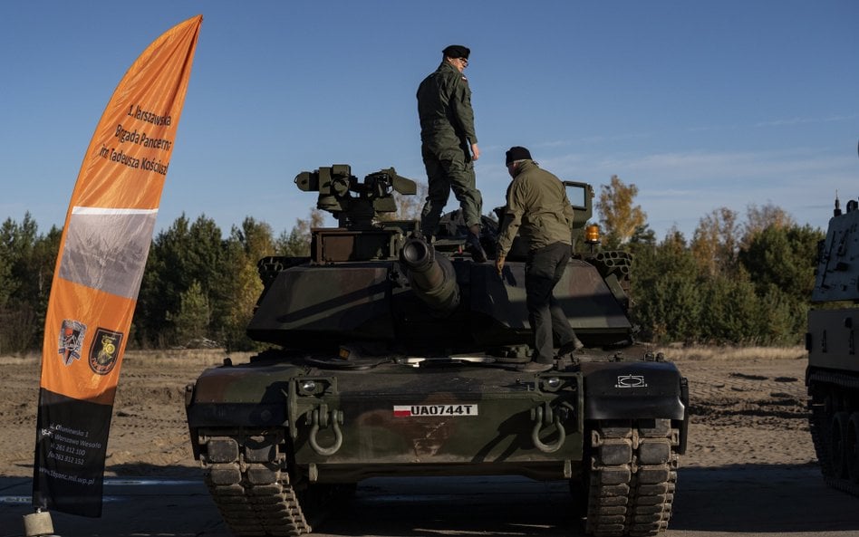 Czołg Abrams M1A2 1 Warszawskiej Brygady Pancernej