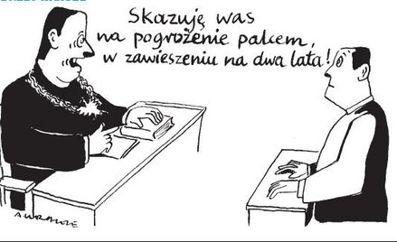 Komentarz rysunkowy. Skazuję was