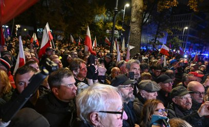 Demonstracja przed Trybunałem Konstytucyjnym