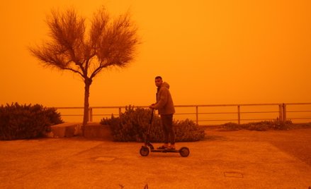 Na początku kwietnia nad Kretę dotarł pył saharyjski.