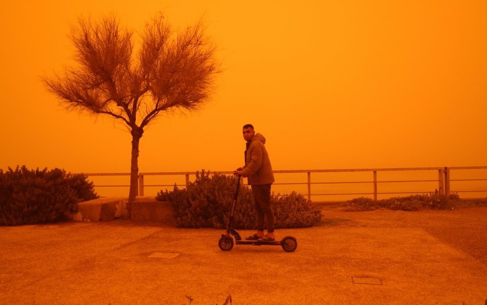 Na początku kwietnia nad Kretę dotarł pył saharyjski.