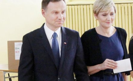 Prezydent Andrzej Duda z małżonką Agatą