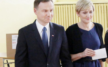 Prezydent Andrzej Duda z małżonką Agatą