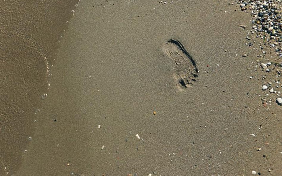 Pamiątki podróżne: Ślad stopy