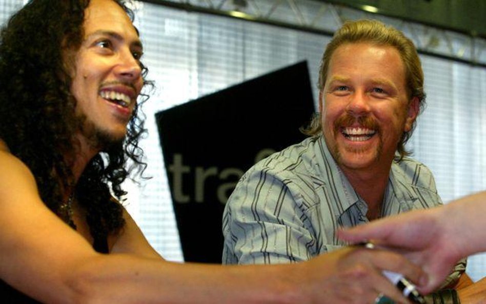 Kirk Hammett i James Hatfield z Metalliki