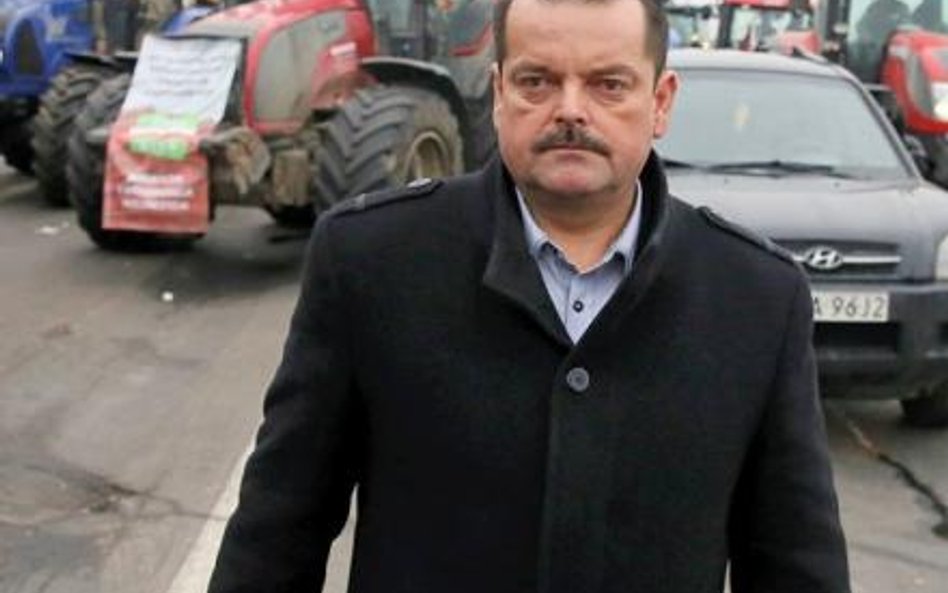 Sławomir Izdebski, szef związku zawodowego rolników, jest dumny z porównywania go do Andrzeja Lepper