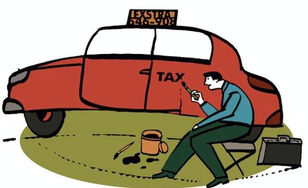 Taksówkarz potrzebuje licencji