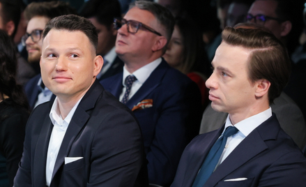 Liderzy Konfederacji Sławomir Mentzen i Krzysztof Bosak. Według sondażu Ipsos Konfederacja może licz