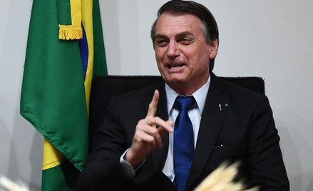 Prezydent Brazylii Jair Bolsonaro