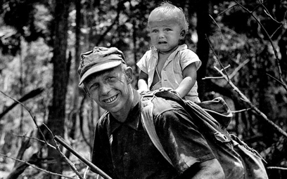 Tony Halik z synem Ozaną, Honduras Brytyjski (dziś Belize), 1960