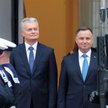 Według Andrzeja Dudy wybór Polski przez Gitanasa Nausedę (z prawej) na cel pierwszej wizyty zagranic