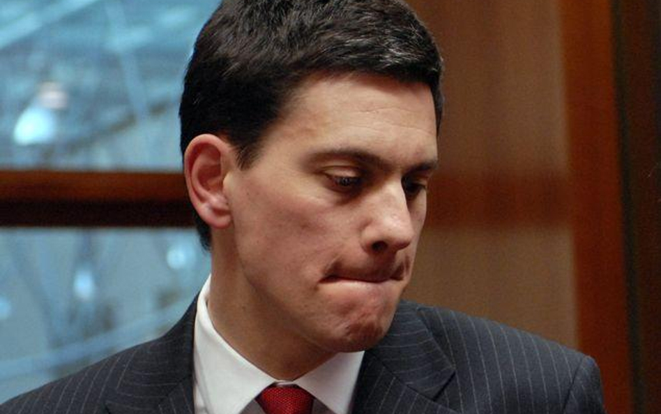 David Miliband, szef brytyjskiej dyplomacji