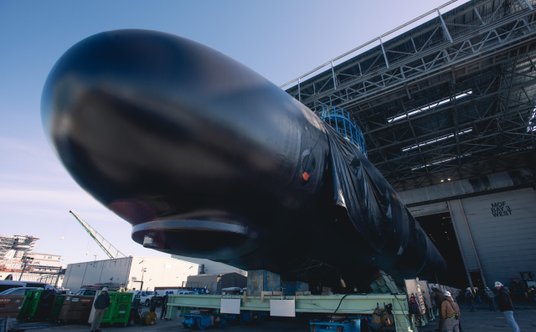 Operacja wodowania wielozadaniowego atomowego okrętu podwodnego New Jersey (SSN 796), 23. jednostki 