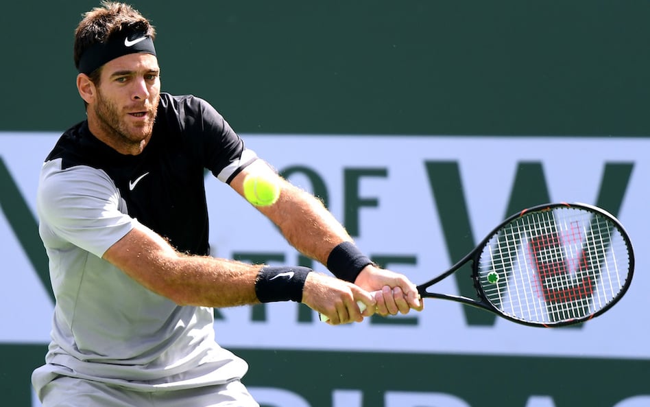 Tenis: Del Potro wygrał z Federerem