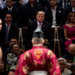 Trump w Japonii. Oglądał "niesamowity" turniej sumo
