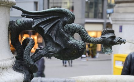 Kawa na granicy w mieście Bazyliszka