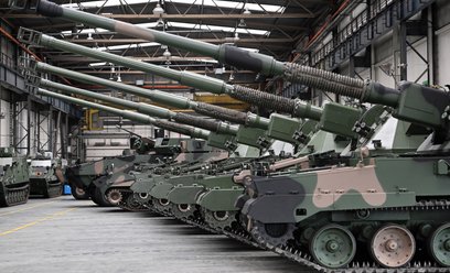 Armatohaubice Krab w Hucie Stalowa Wola