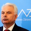 Wiceminister zdrowia i osoba bez maseczki. "Pojawił się sanepid"