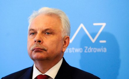 Wiceminister zdrowia i osoba bez maseczki. "Pojawił się sanepid"