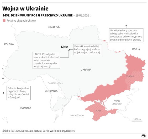 Tak wyglądała sytuacja na froncie w 1457 dniu wojny