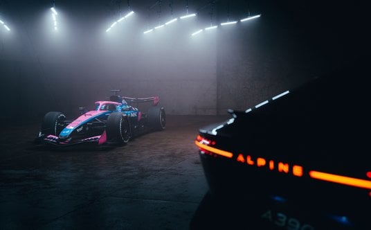 Bolid teamu F1 BWT Alpine.