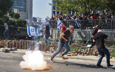 Zamieszki w Izraelu. Mieszkańcy kraju protestują przeciwko reformie sądownictwa. Interweniowała policja