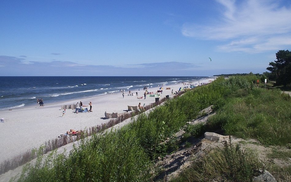 Plaża na Półwyspie Helskim.