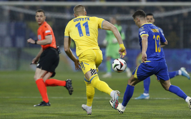 Artem Dowbyk strzelił zwycięskiego gola dla Ukrainy