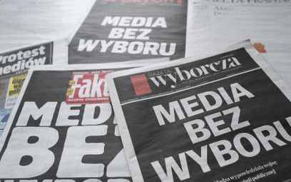 Jak zagranica zareagowała na protest polskich mediów