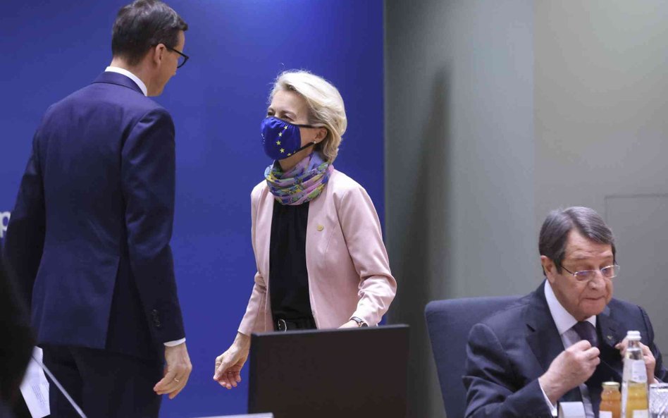 Mateusz Morawiecki i Ursula von der Leyen