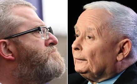 Grzegorz Braun i Jarosław Kaczyński