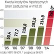 Rośnie zadłużenie. Już ponad 1,4 mln Polaków spłaca kredyt hipoteczny.