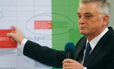 Mirosław Drzewiecki pokazywał posłom z komisji kalendarium współdziałania resortów finansów oraz spo